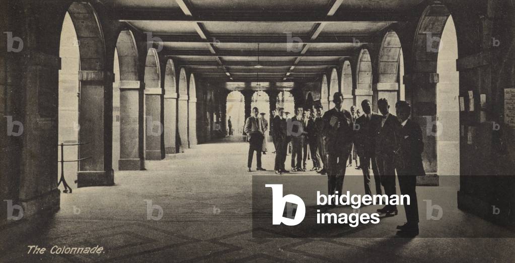 The Colonnade (b/w photo)