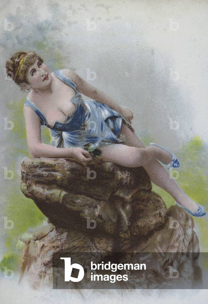 Portrait of a dancer (chromolitho)