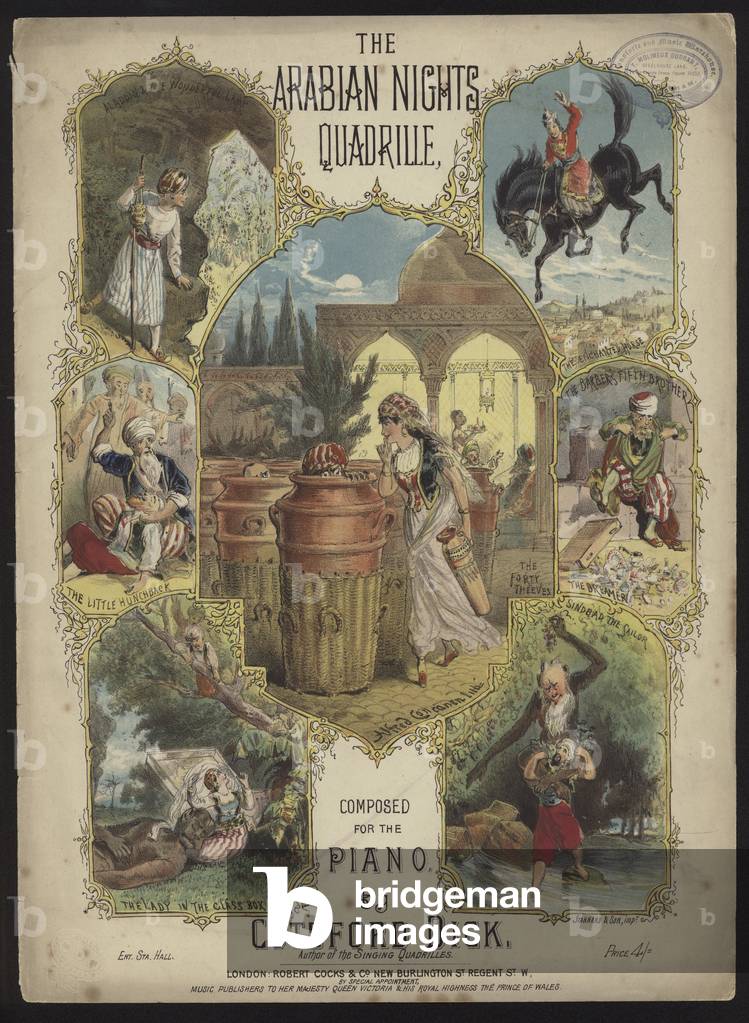 The Arabian Nights Quadrille (colour litho)