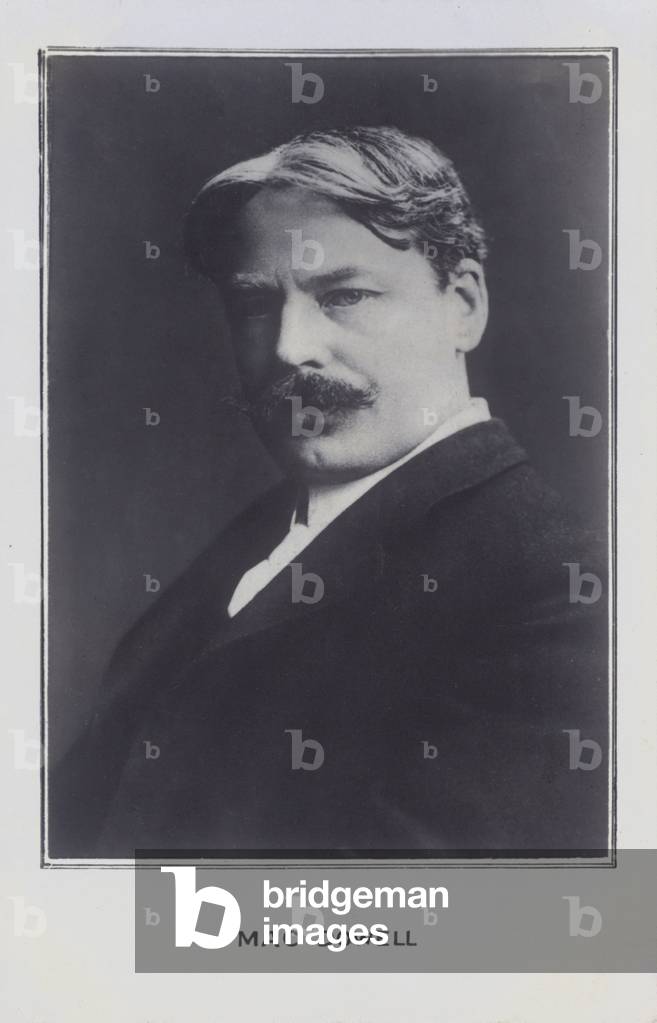 Edward MacDowell, American composer (b/w photo)