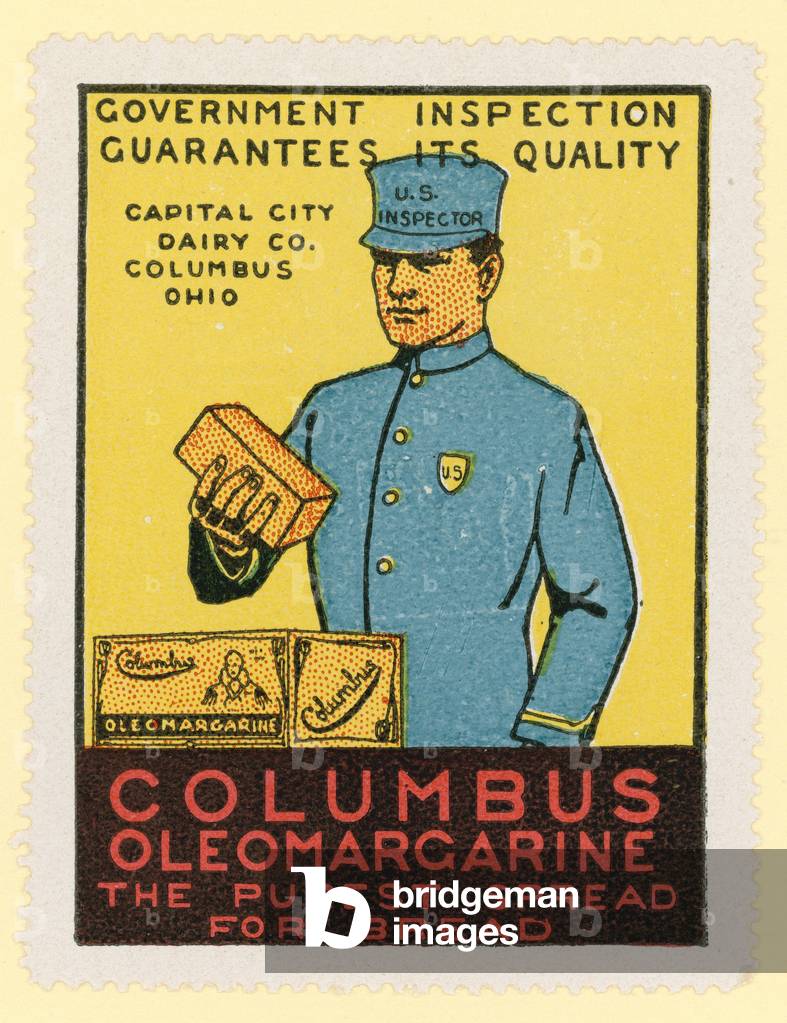 Columbus Oleomargarine (colour litho)
