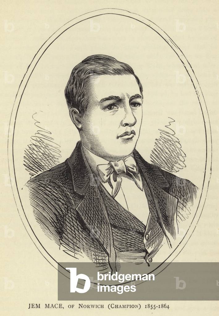 Jem Mace, of Norwich, Champion, 1855-1864 (engraving)