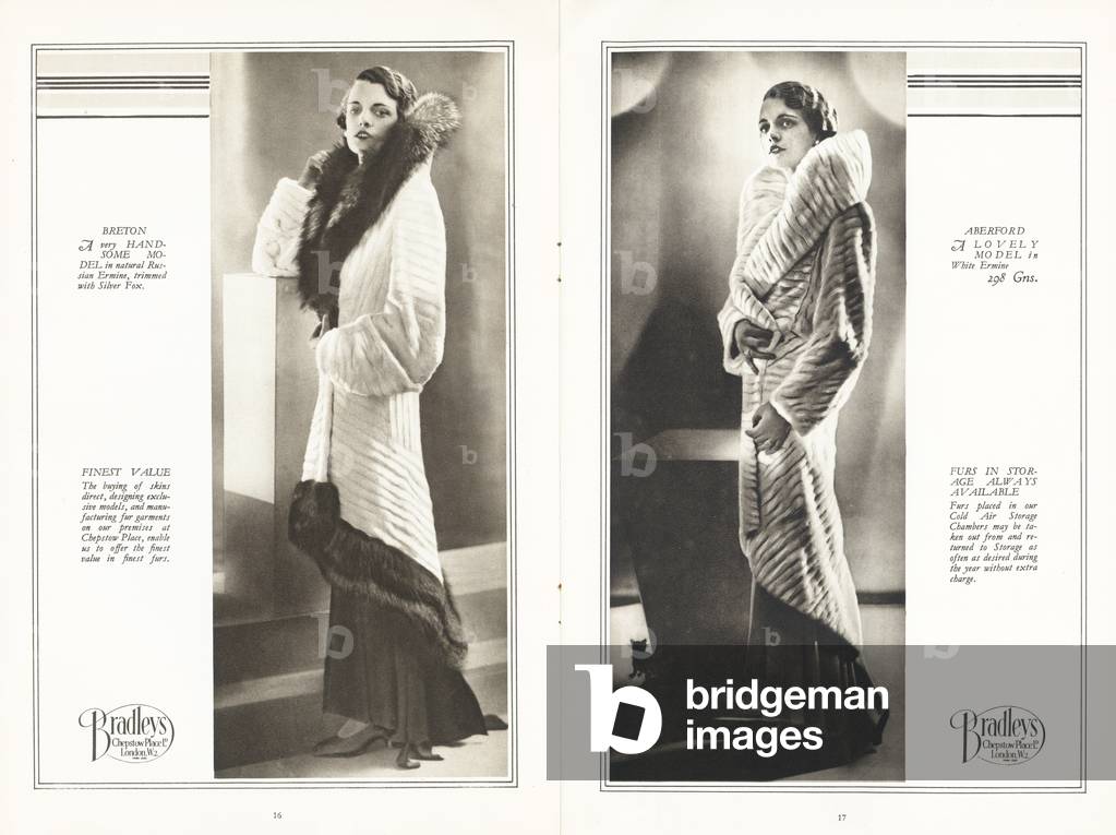 The Fashion In Furs for the Winter Season 1930-31 (b/w photo)