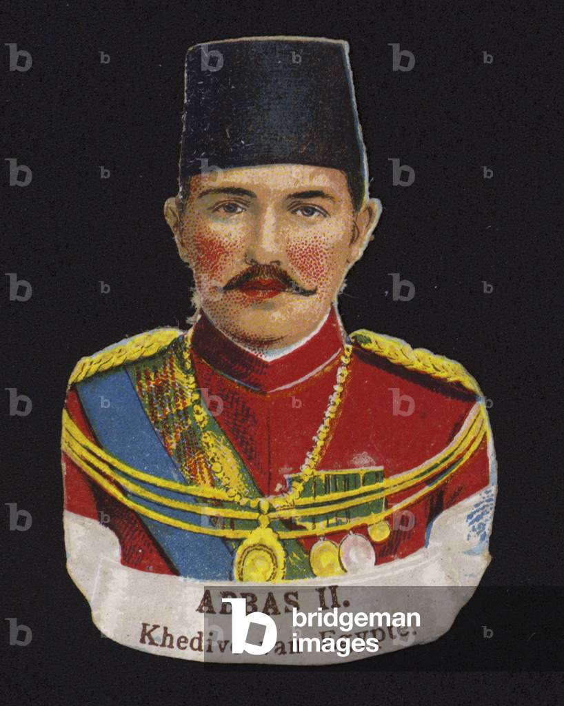 Abbas II, Khedive of Egypt (chromolitho)