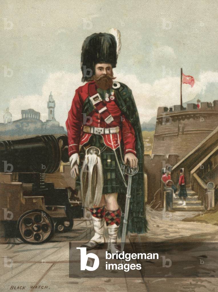 Soldier of the Black Watch (Royal Highlanders) (chromolitho)