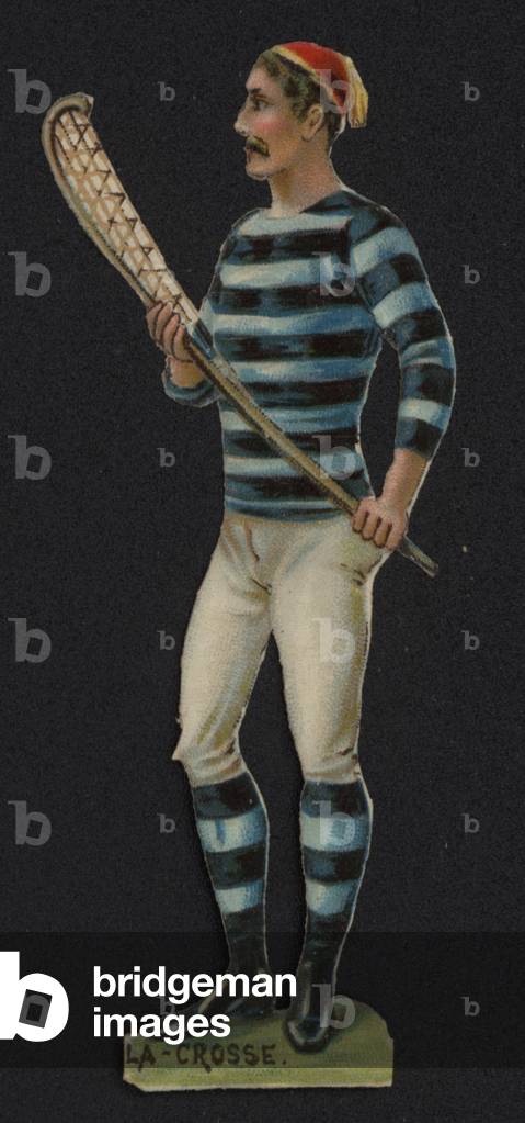 La-Crosse or lacrosse (chromolitho)