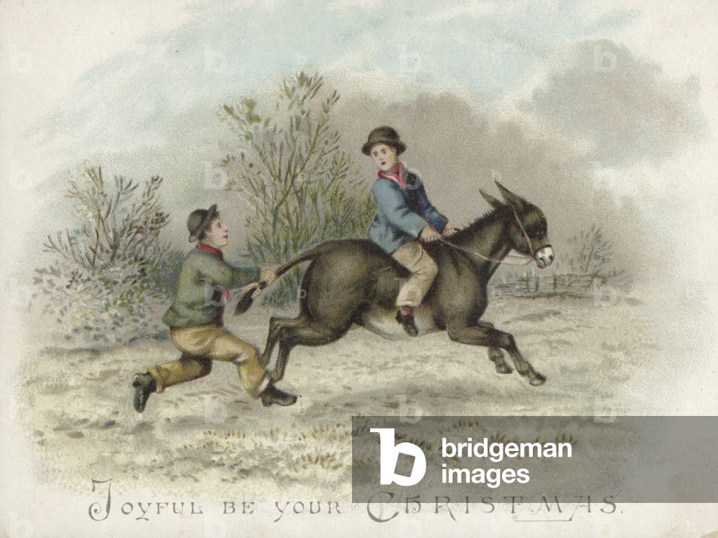 Christmas card (chromolitho)