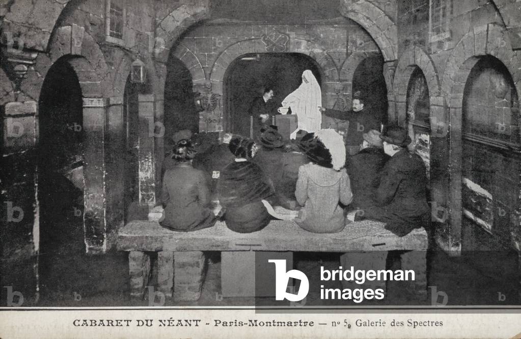 Cabaret Du Neant, Paris Montmartre, Galerie Des Spectres (b/w photo)