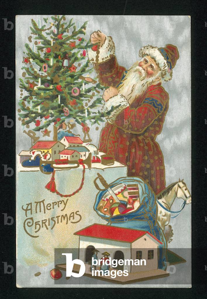 Christmas card (chromolitho)