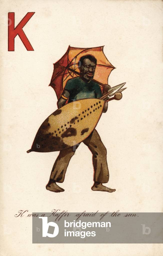 K, Kaffir (colour litho)