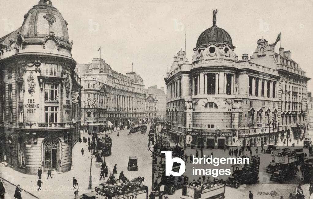 Aldwych, London, Gaiety Theatre, Waldorf Hotel (b/w photo)