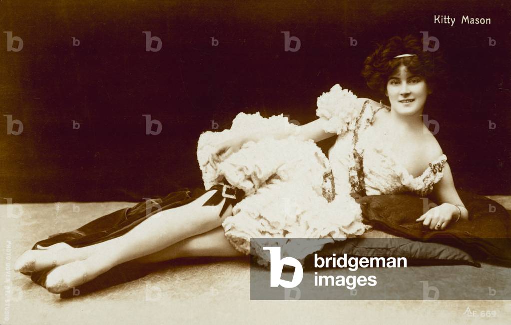 Kitty Mason, English dancer and actress (b/w photo)