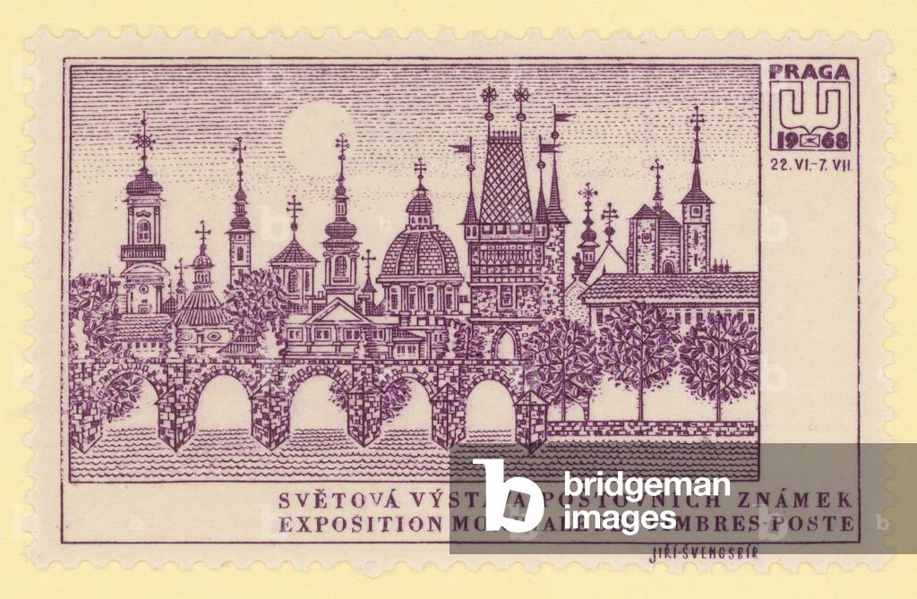 World Postage Stamp Exhibition, Prague, 1968 (colour litho)