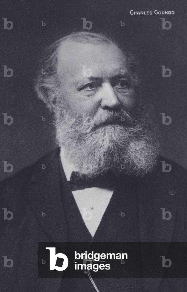Charles Gounod, French pianist and composer (b/w photo)