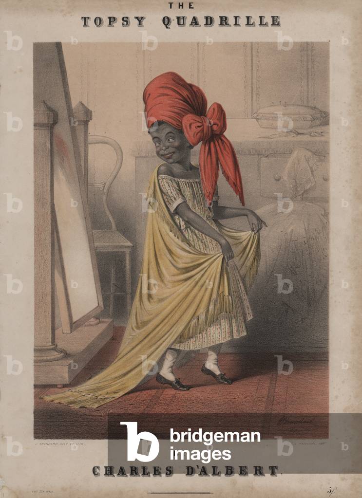 The Topsy Quadrille by Charles DAlbert (colour litho)