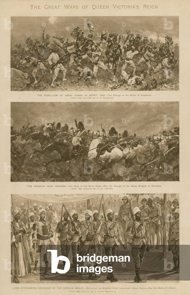 The great wars of Queen Victoria's reign: the Anglo-Egyptian War of 1882, the Crimean War (1854-1856) and Kitchener's conquest of the Sudan (1896-1898) (photogravure)