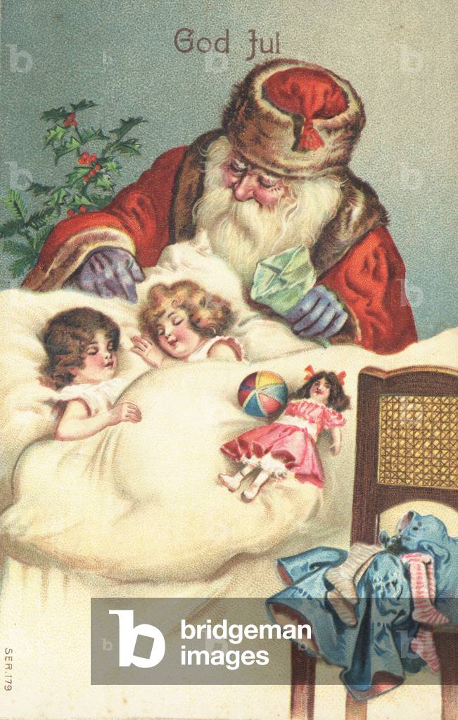 Scandinavian Christmas card (colour litho)