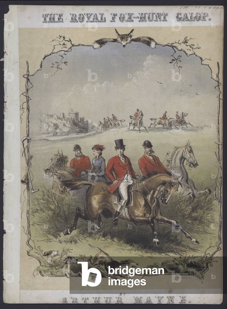 The Royal Fox Hunt Galop, by Arthur Mayne (colour litho)