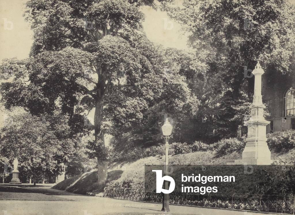 Northernhay Gardens, Exeter, Devon (b/w photo)