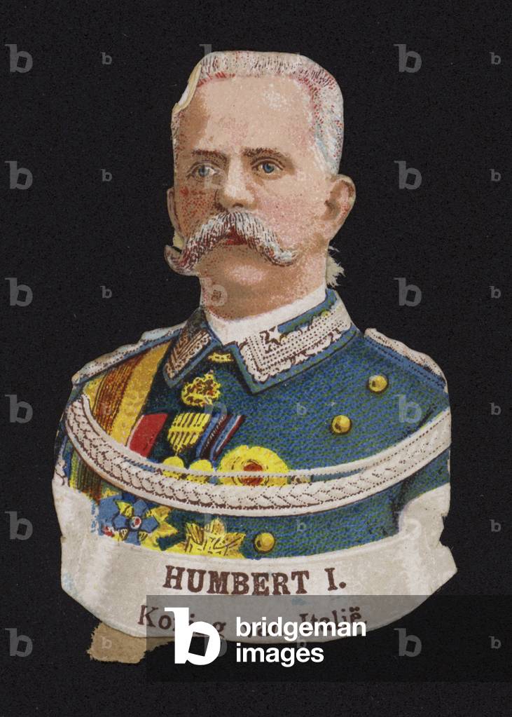 Umberto I, King of Italy (chromolitho)