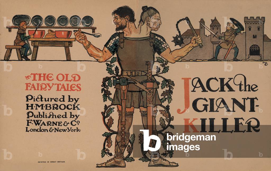 Illustration for Jack the Giant Killer (colour litho)
