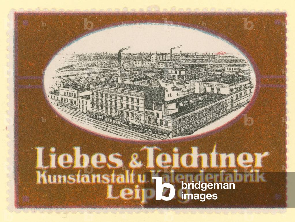 Liebes & Teichtner art and calendar factory, Leipzig, Germany (colour litho)