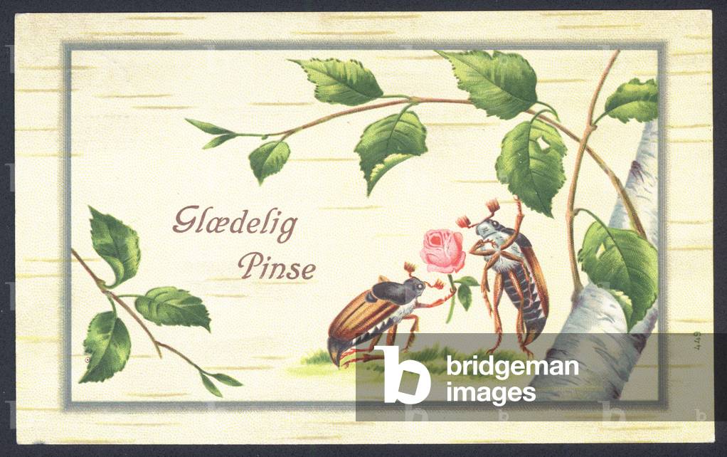 Happy Pentecost (colour litho)