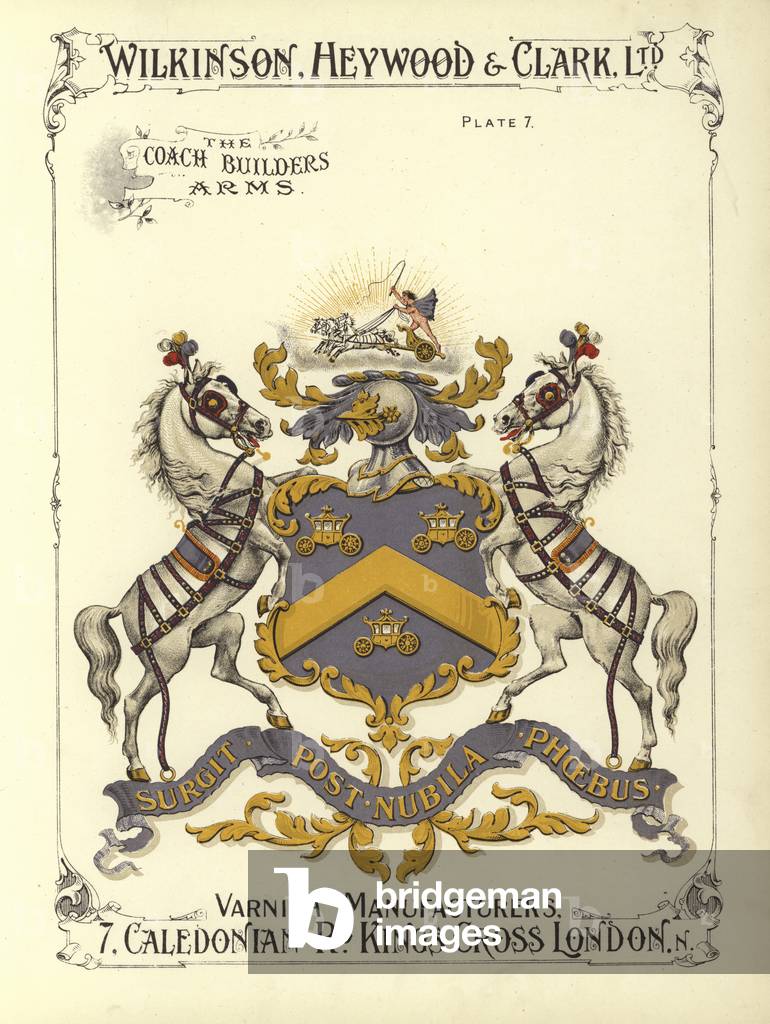 The coach builders' arms (chromolitho)