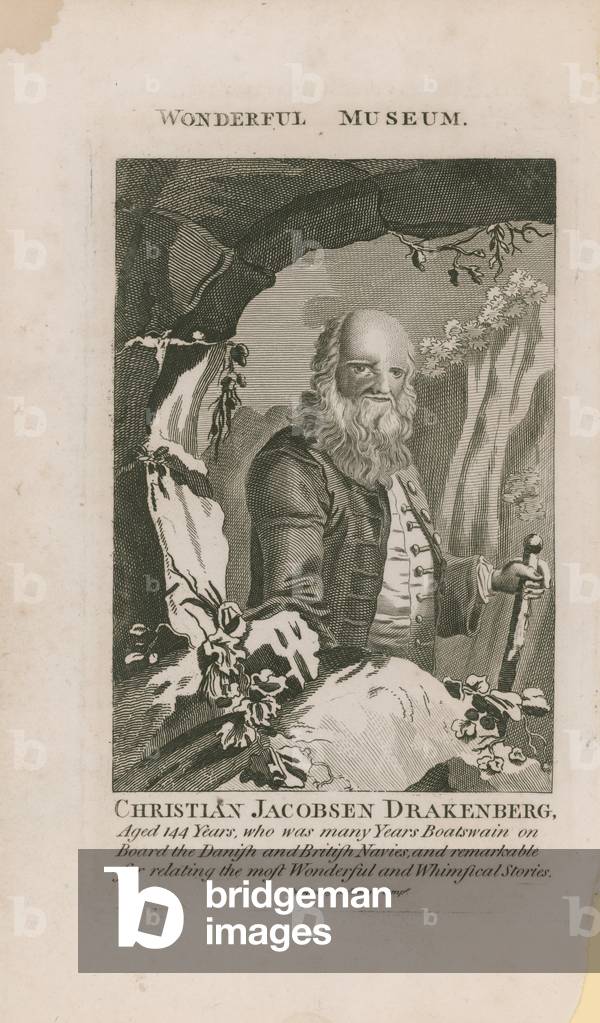 Portrait of Christian Jacobsen Drakenberg (engraving)