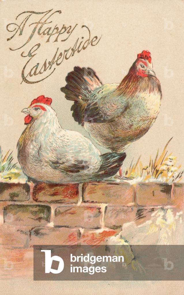 British Easter card (colour litho)