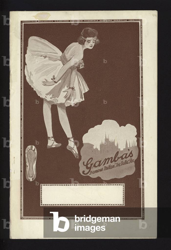Front cover of Catalogue of Gambas Famous Milan Toe Ballet Shoe (litho)