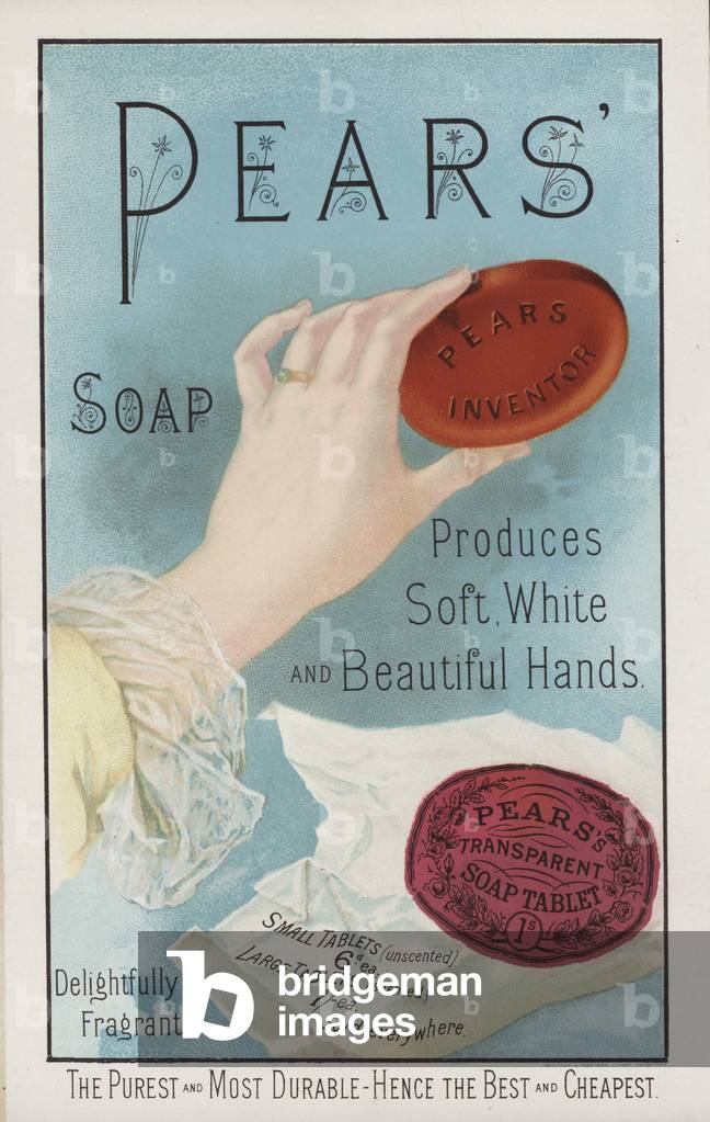 Advertisement for Pears' soap (chromolitho)