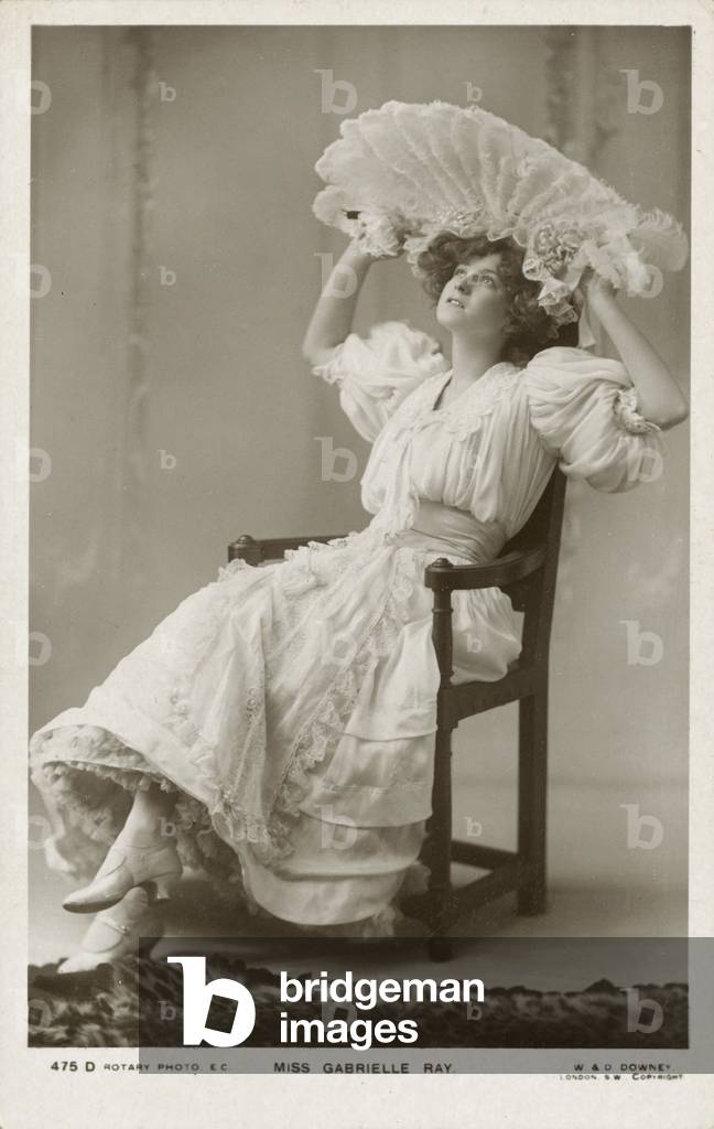 Gabrielle Ray, English stage actress and singer (b/w photo)