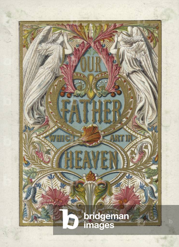 The Lord's Prayer (colour litho)