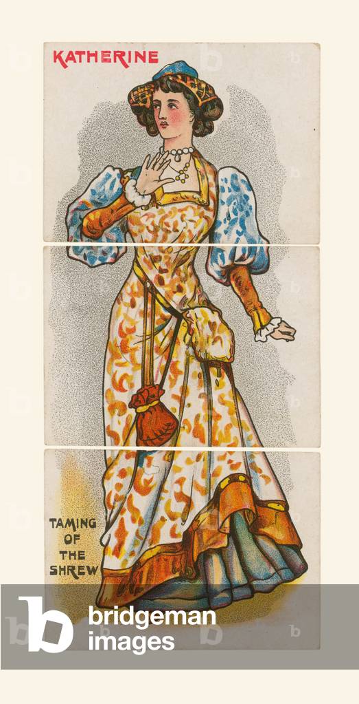 Katherine, The Taming of the Shrew (chromolitho)