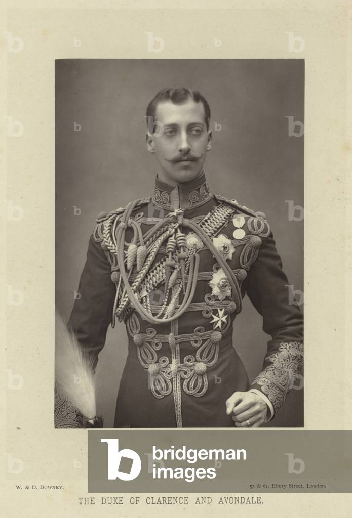 Prince Albert Victor, Duke of Clarence and Avondale (b/w photo)