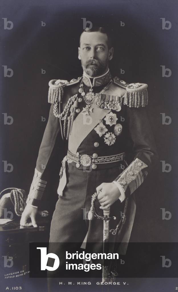 King George V (b/w photo)
