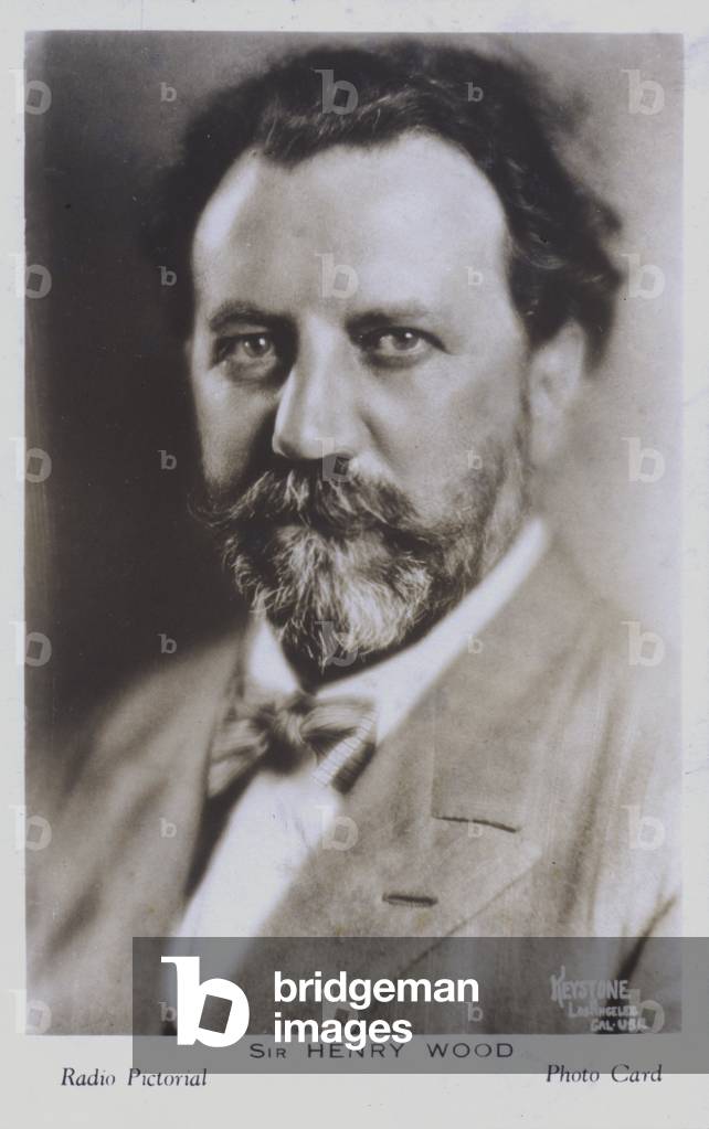 Sir Henry Wood, English conductor (b/w photo)