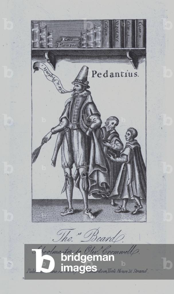 Thomas Beard, Schoolmaster to Oliver Cromwell (engraving)