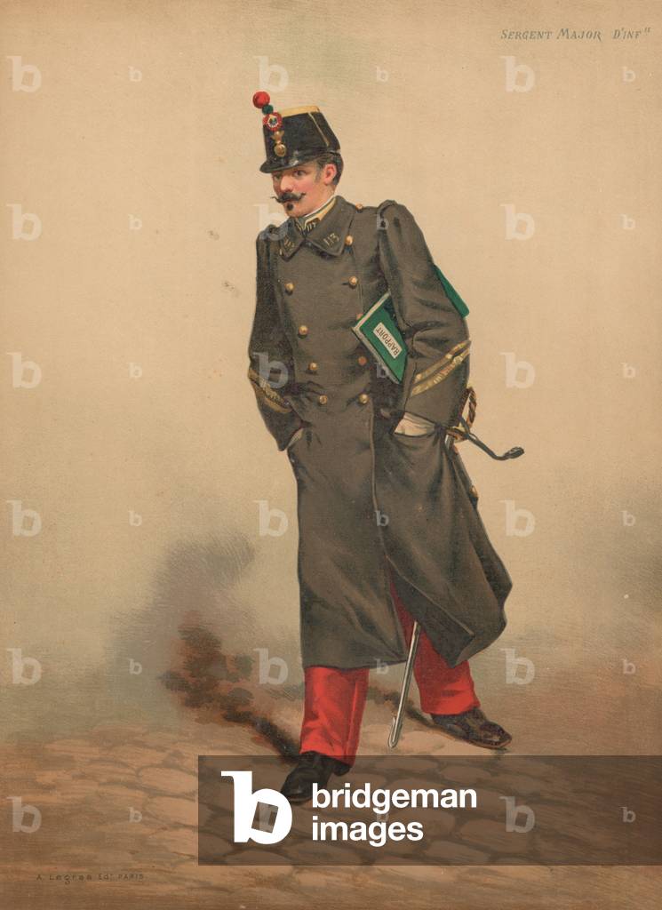 Sergeant Major D'Information (chromolitho)
