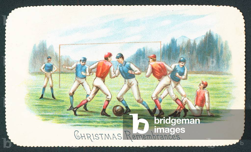 Christmas Remembrances - Christmas card (chromolitho)