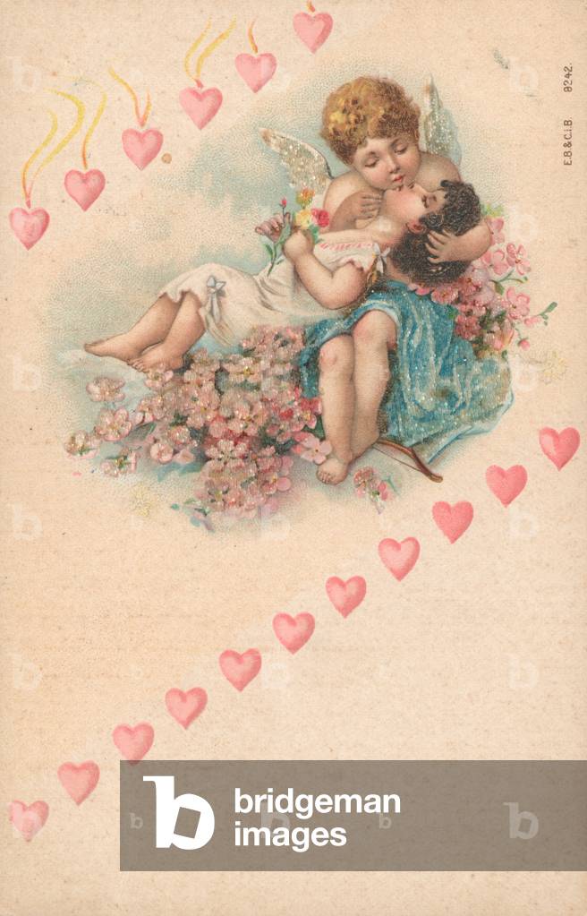 Valentine's card (colour litho)