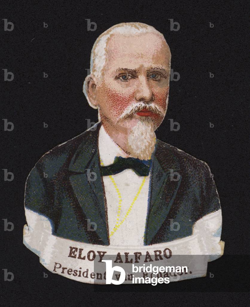Eloy Alfaro, President of Ecuador (chromolitho)