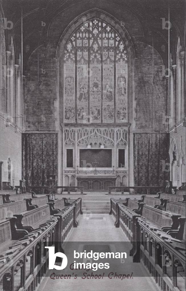 Eton College, Queens School Chapel (b/w photo)