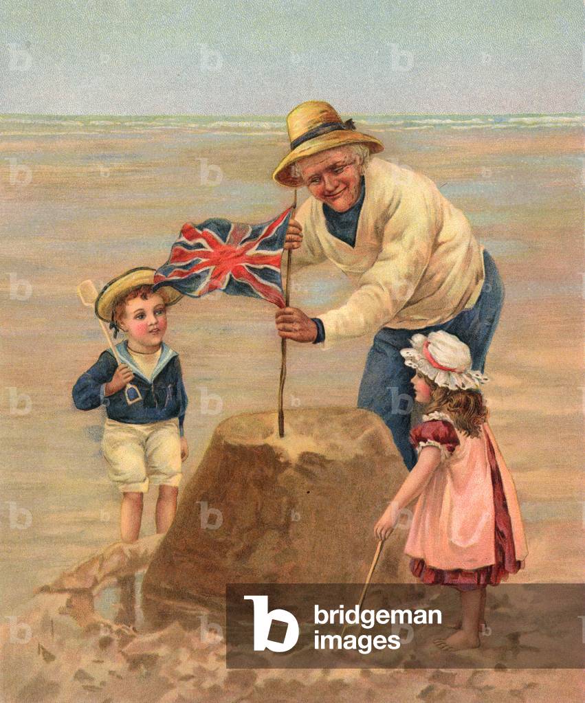 Planting the Flag (chromolitho)