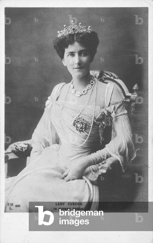 Mary Curzon, Baroness Curzon of Kedleston (b/w photo)