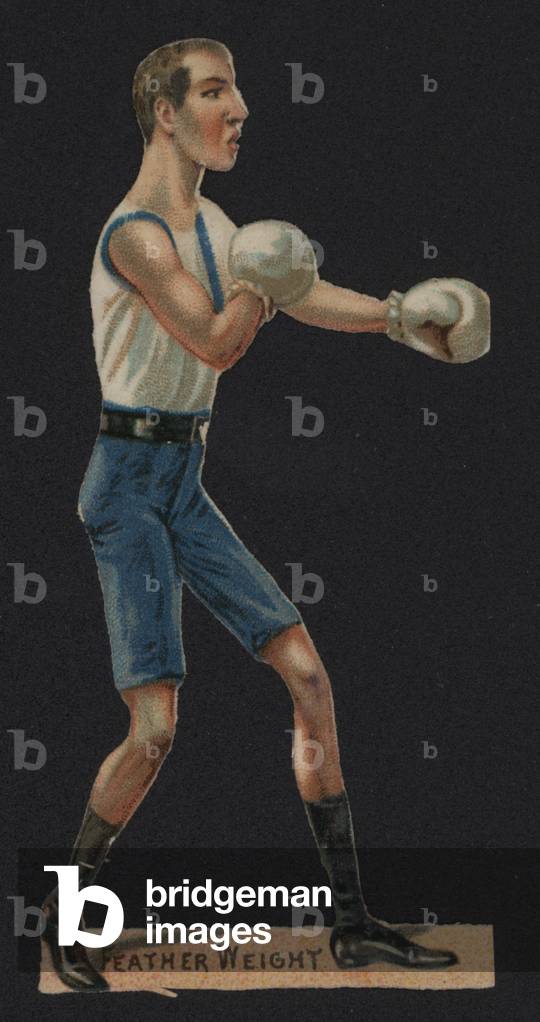 Feather Weight Boxer (chromolitho)