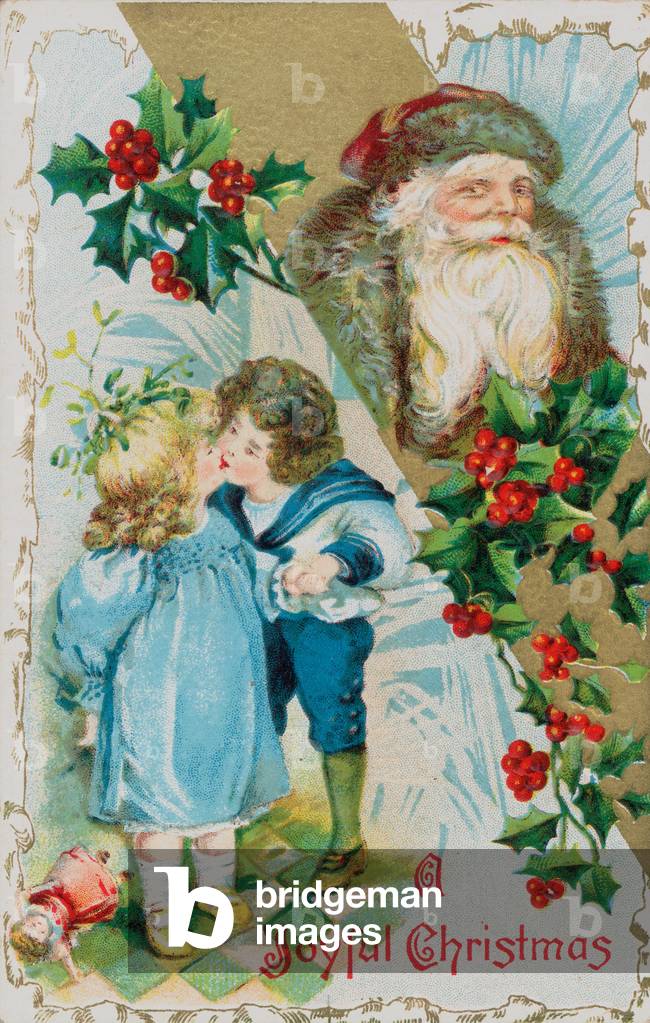 British Christmas card (colour litho)
