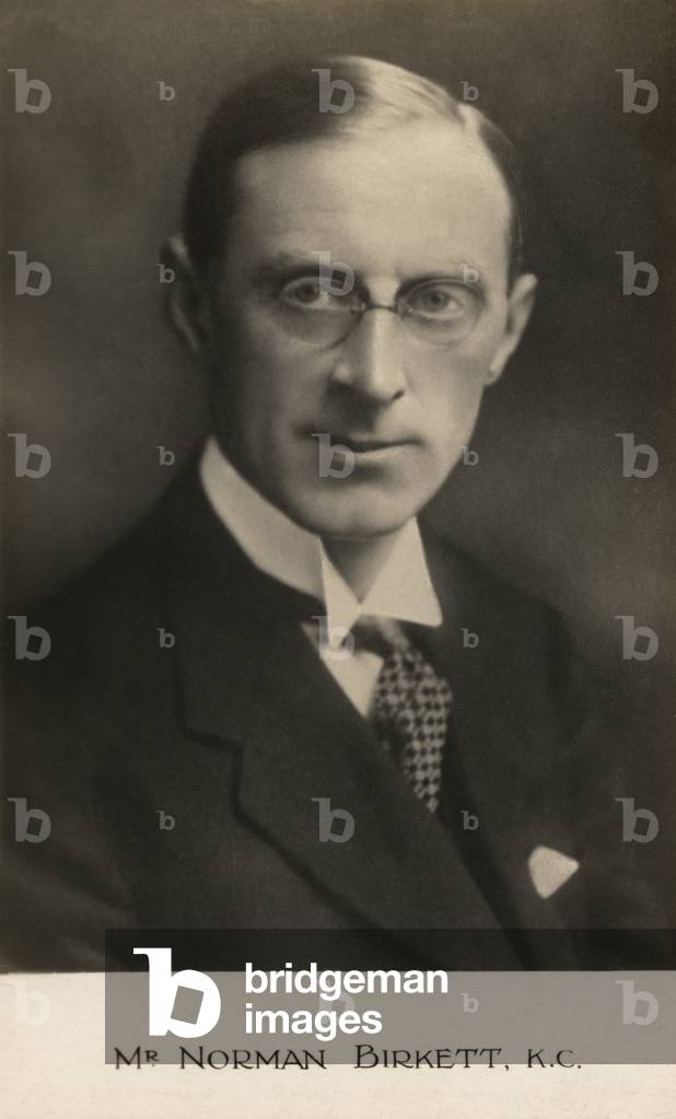 Norman Birkett, 1st Baron Birkett, British lawyer, judge and politician (b/w photo)