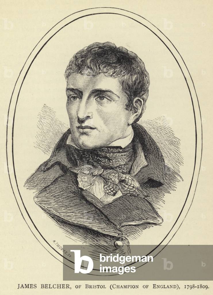 James Belcher, of Bristol, Champion of England, 1798-1809 (engraving)